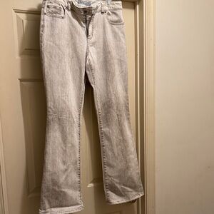 Chico's Light Brownish/White Flare Jeans